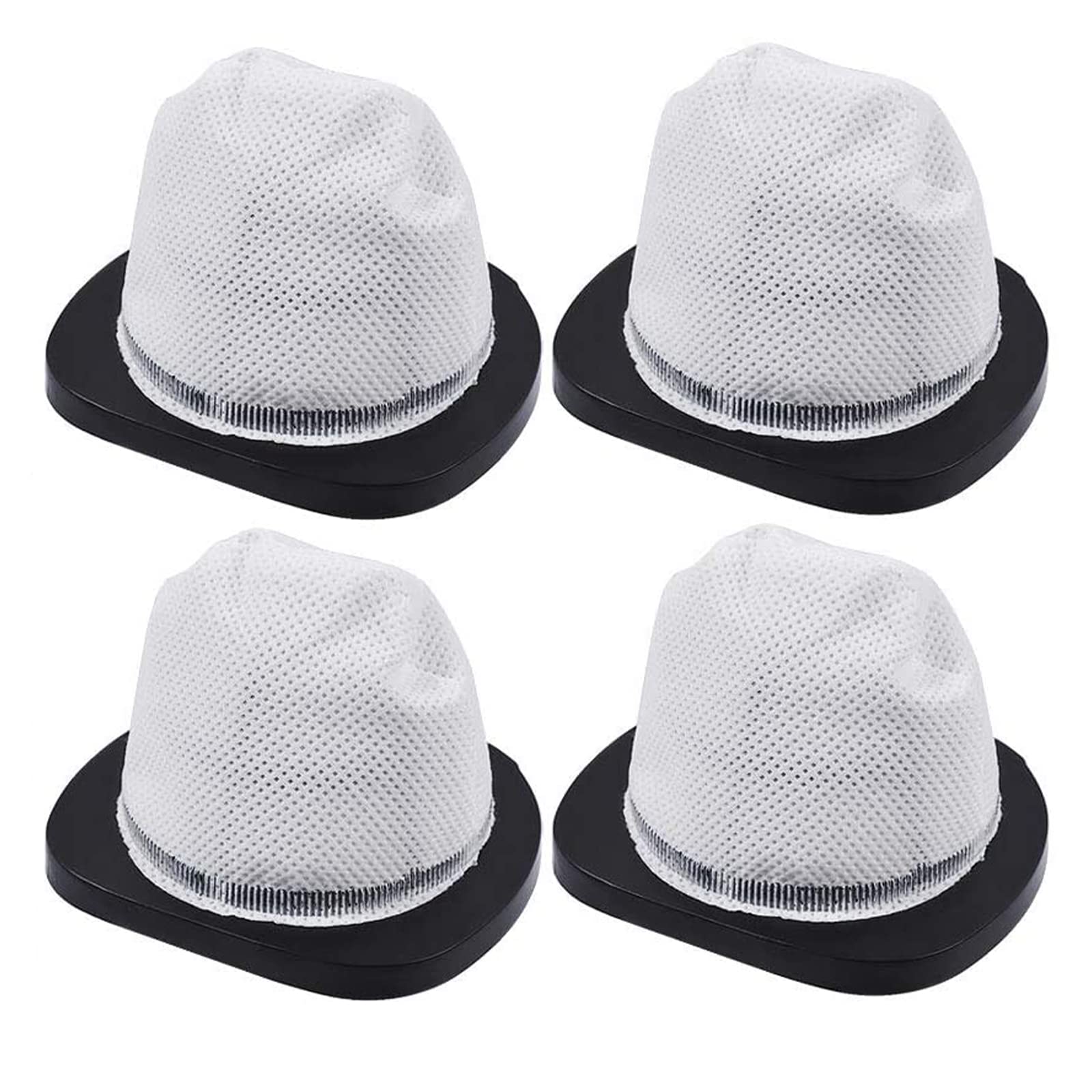 Bissell 203-7423 Replacement Vacuum Filters (4-Pack) - Compatible with Bissell 3-in-1 Stick Lightweight Vacuum Cleaner - Perfect for Pet Hair, Dust, and Allergen Removal in Home Cleaning