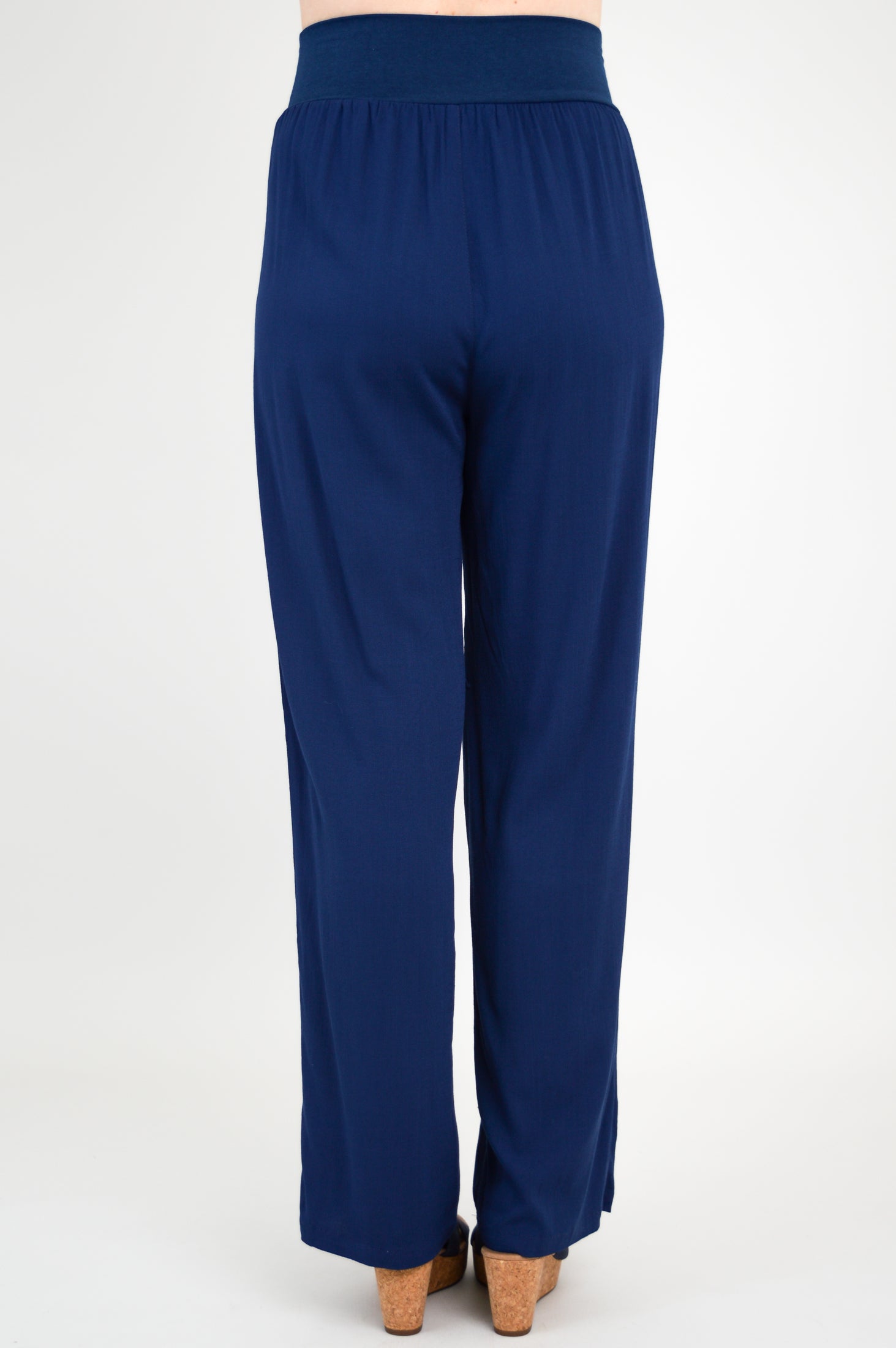 Landon Men's Linen Bamboo Pants - Comfortable & Breathable Indigo Casual Trousers for Outdoor Activities & Relaxation