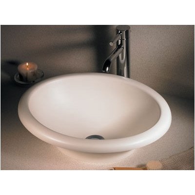 Swanstone TR01815HL.126 A4917Xcpn Classics Hilo Vessel Bathroom Sink in Cloud Bone - Modern Above Counter Vanity Sink for Bathroom Remodeling & Luxury Home Decor