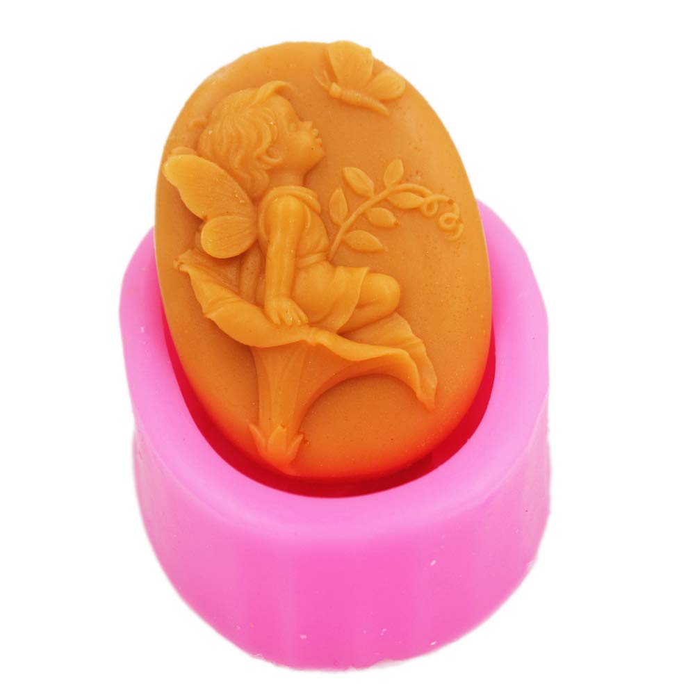 Angel with Butterfly Silicone Soap Molds - DIY Handmade Soap Making Kit for Bath Bombs, Candles & Resin Crafts - Perfect for Home Spa, Wedding Favors & Gift Making