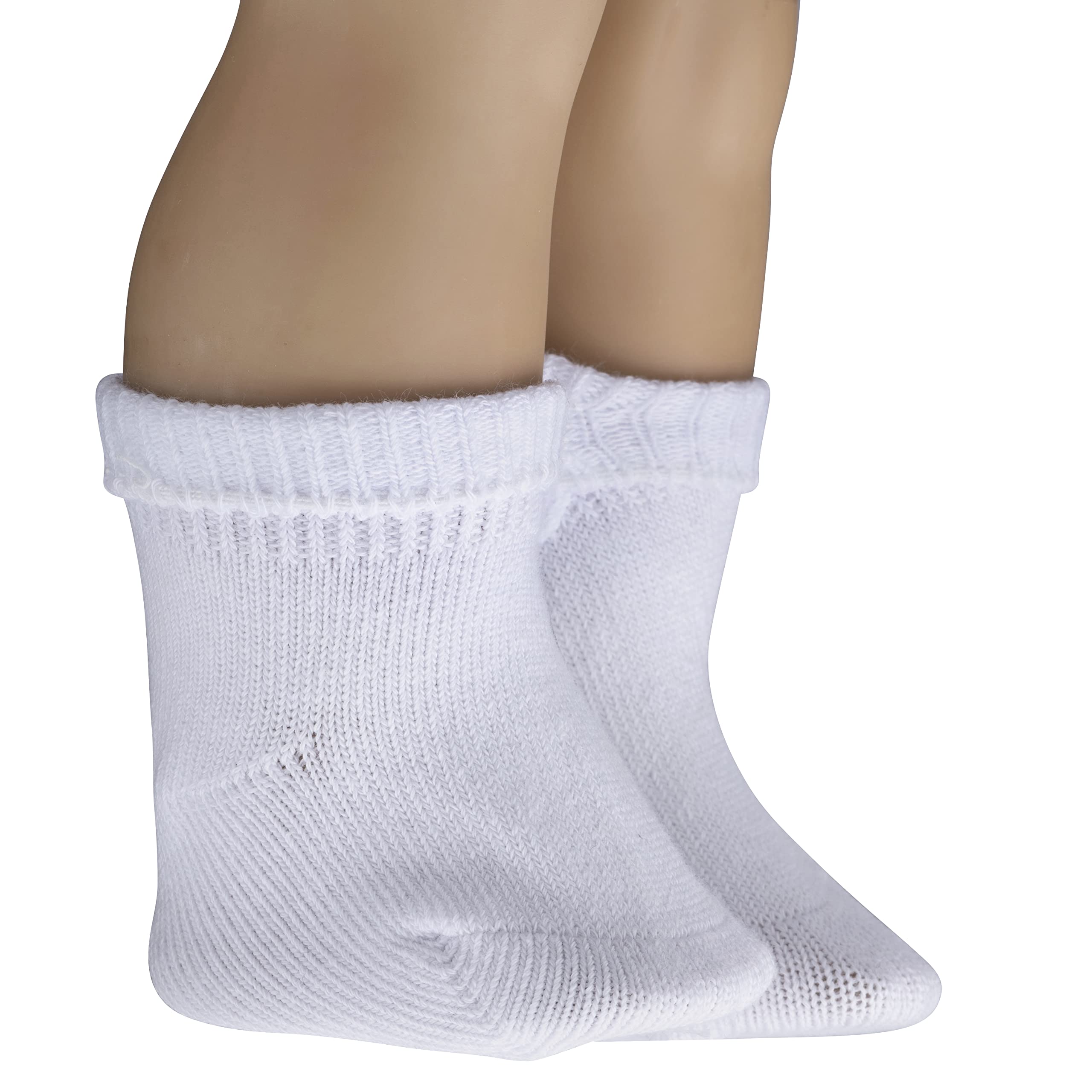 Adjustable Preemie Socks with Bow - 3 Pairs Soft Cotton Newborn Socks for Baby Girls & Boys | Perfect for Hospital, Home & Photo Shoots