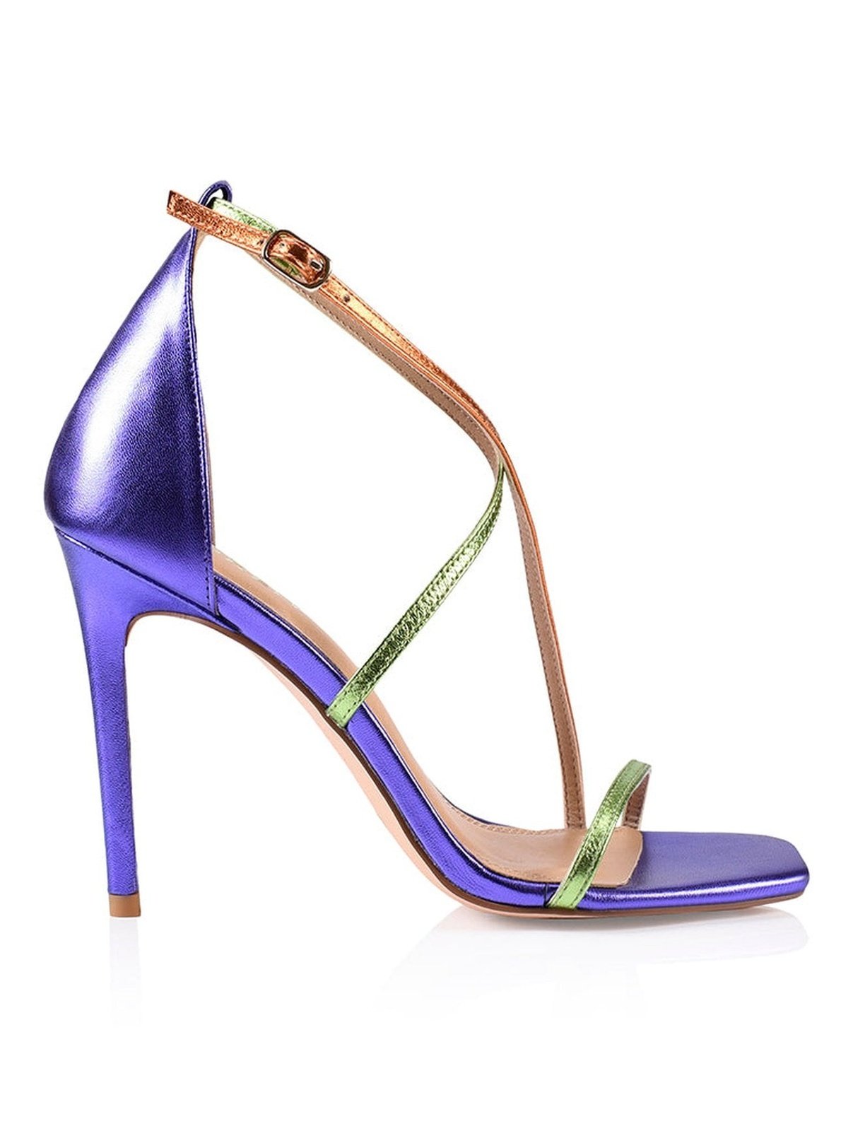 Sexy Purple Stiletto Heels for Women - Comfortable Dance Shoes with Rhinestone Decorations - Perfect for Latin, Ballroom Dancing & Evening Parties