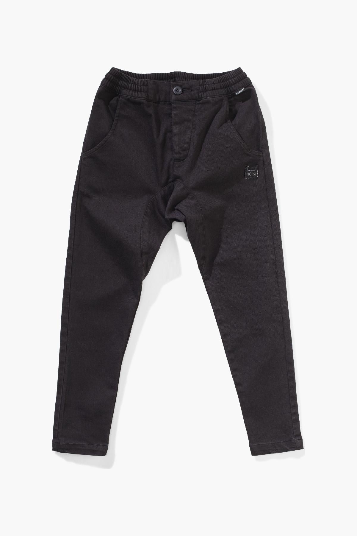 Boys' Pants - Munster Kids Beam 2 Pant Washed Black | Comfortable & Durable Casual Wear for Active Boys | Perfect for School, Play & Outdoor Activities