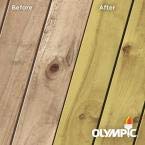 Olympic Maximum Wood Sealer - 5 Gallon Clear Transparent Waterproof Sealant for Decks, Fences, Siding & Outdoor Wood Protection | Weatherproof Coating for Patio Furniture, Pergolas & Wooden Structures