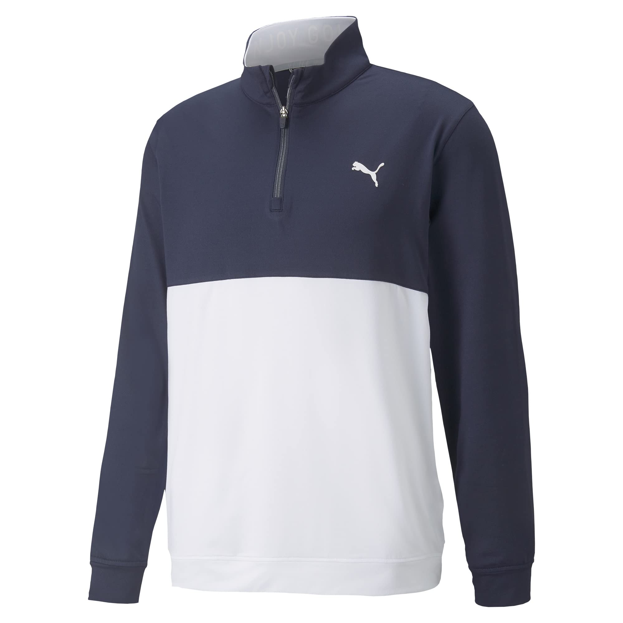 PUMA GOLF Men's Gamer Colorblock 1/4 Zip Pullover - Lightweight Performance Golf Shirt for Men - Perfect for Golfing, Training & Casual Wear