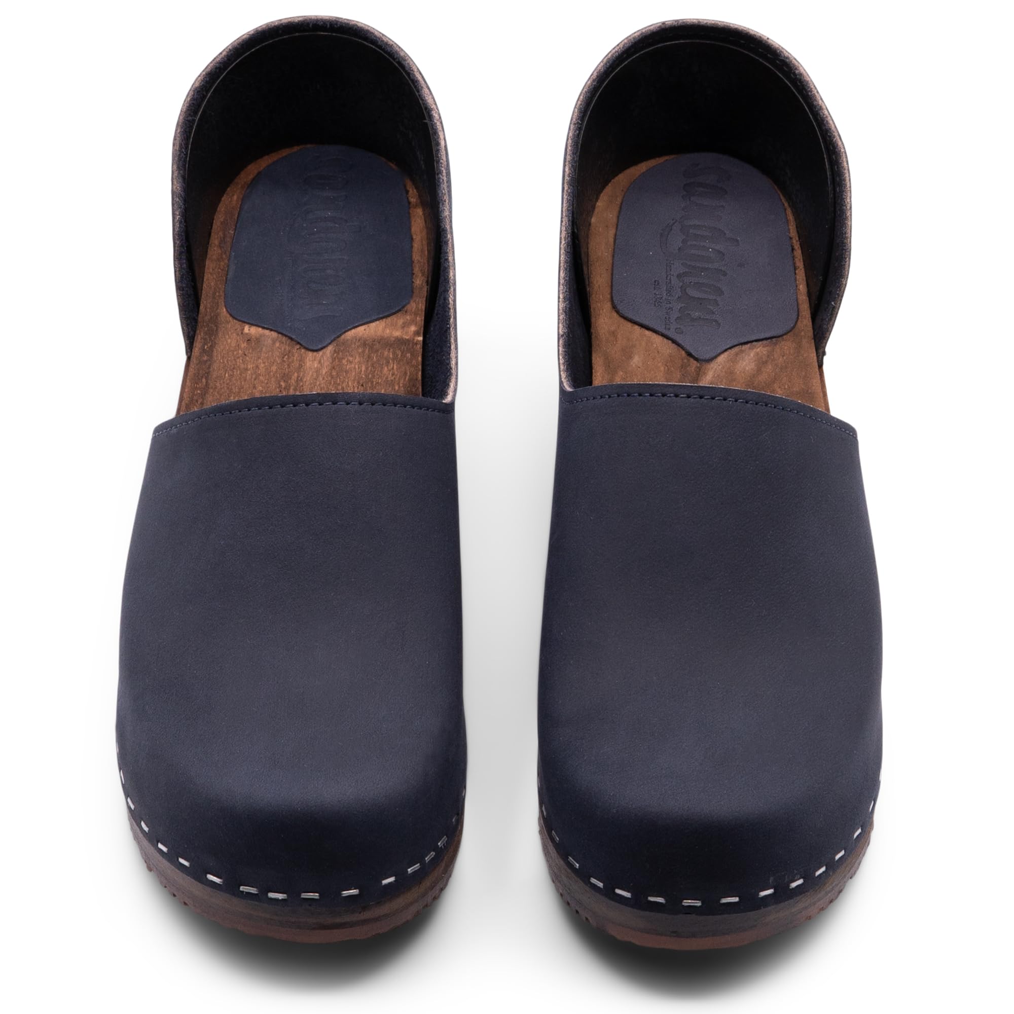 Sandgrens Handmade Swedish High Heel Wooden Clogs for Women | Comfortable & Stylish Closed-Back Clogs | Perfect for Work, Casual Wear & Outdoor Activities