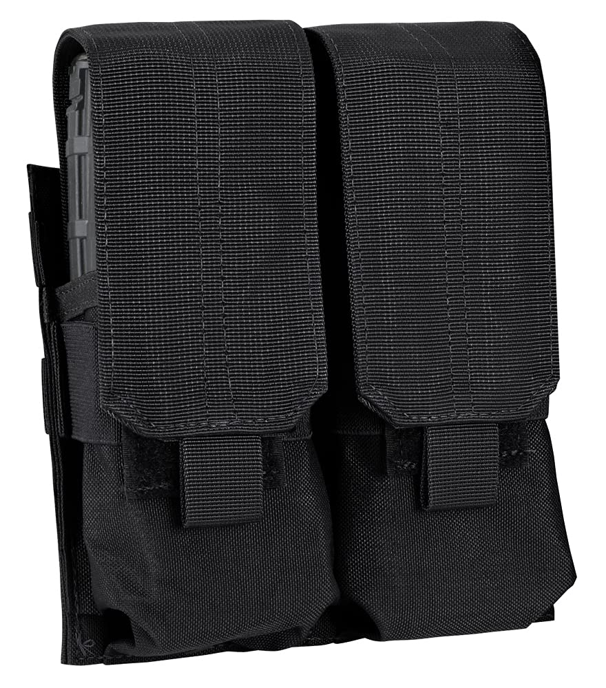 Condor Double Magazine Pouch MOLLE Compatible - Tactical Magazine Holder for AR15, AK47 - Durable Nylon Webbing for Military, Hunting, Airsoft & Outdoor Use
