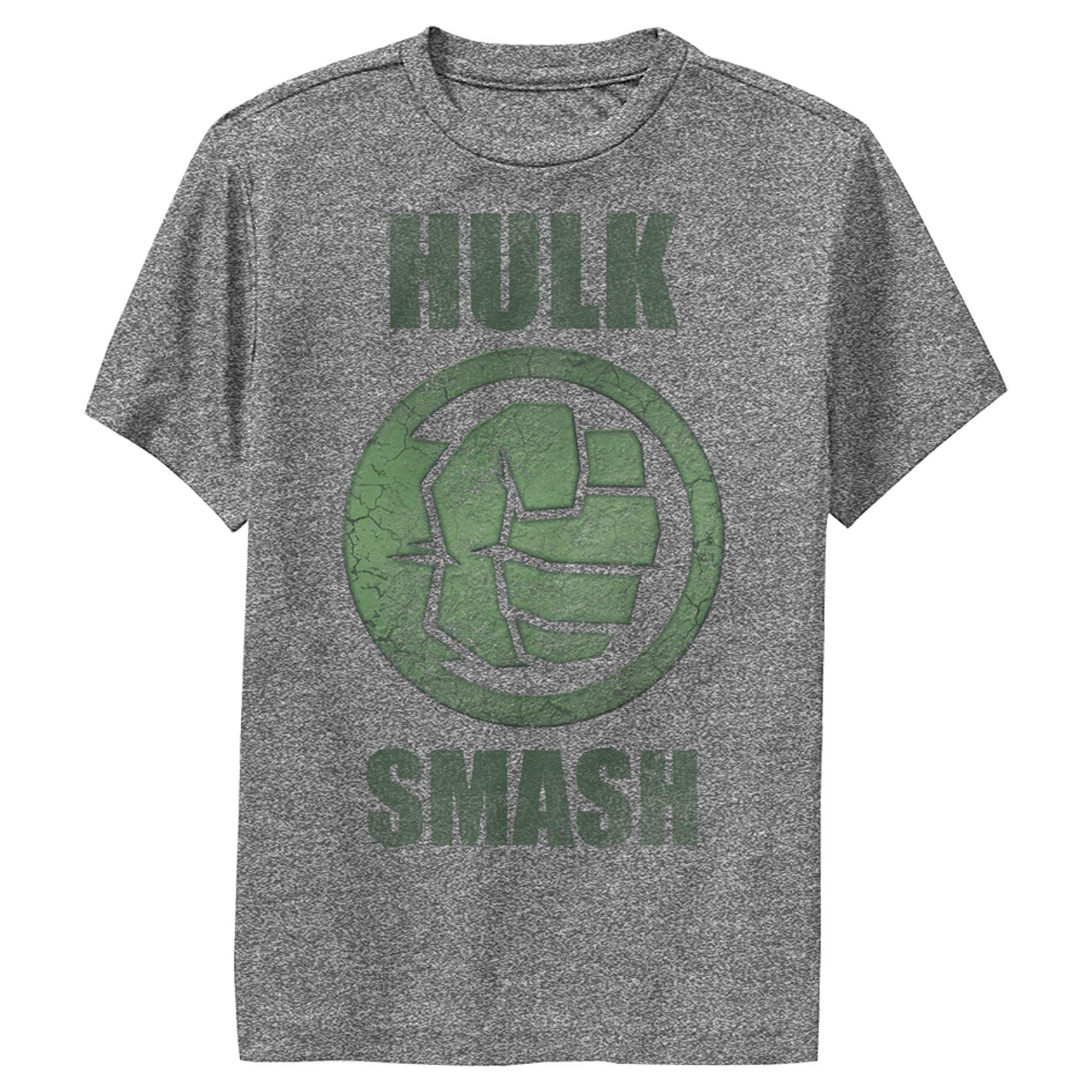 Marvel Superhero Boys' Performance T-Shirt - Breathable & Quick-Dry Active Shirt for Kids - Perfect for Sports, Play & Everyday Wear
