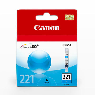 Canon CLI 221 Cyan Ink Cartridge - High-Quality Replacement for Canon Printers | Perfect for Home, Office & Photo Printing