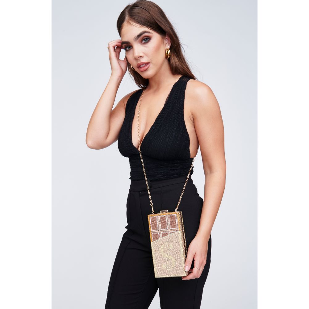 Willie Minaudiere Clutch Bag for Women - Elegant Evening Purse with Rhinestone Embellishment | Perfect for Parties, Weddings & Special Occasions