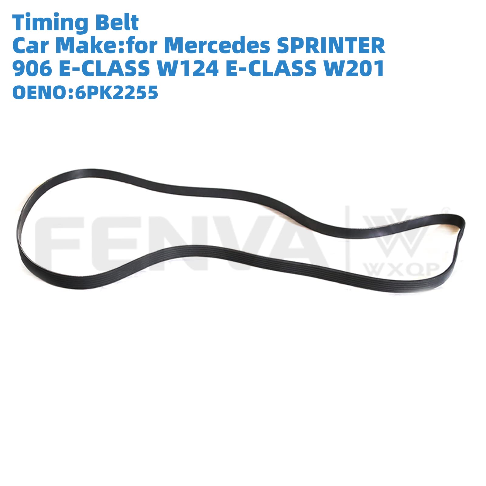 High-Quality Car Timing Belt & Serpentine Belt for Sprinter 906, MAZDA6, Jeep - 6PK2255, 5127258AA, 68027636AA, 5132825AA - Perfect for Engine Maintenance & Performance Tuning
