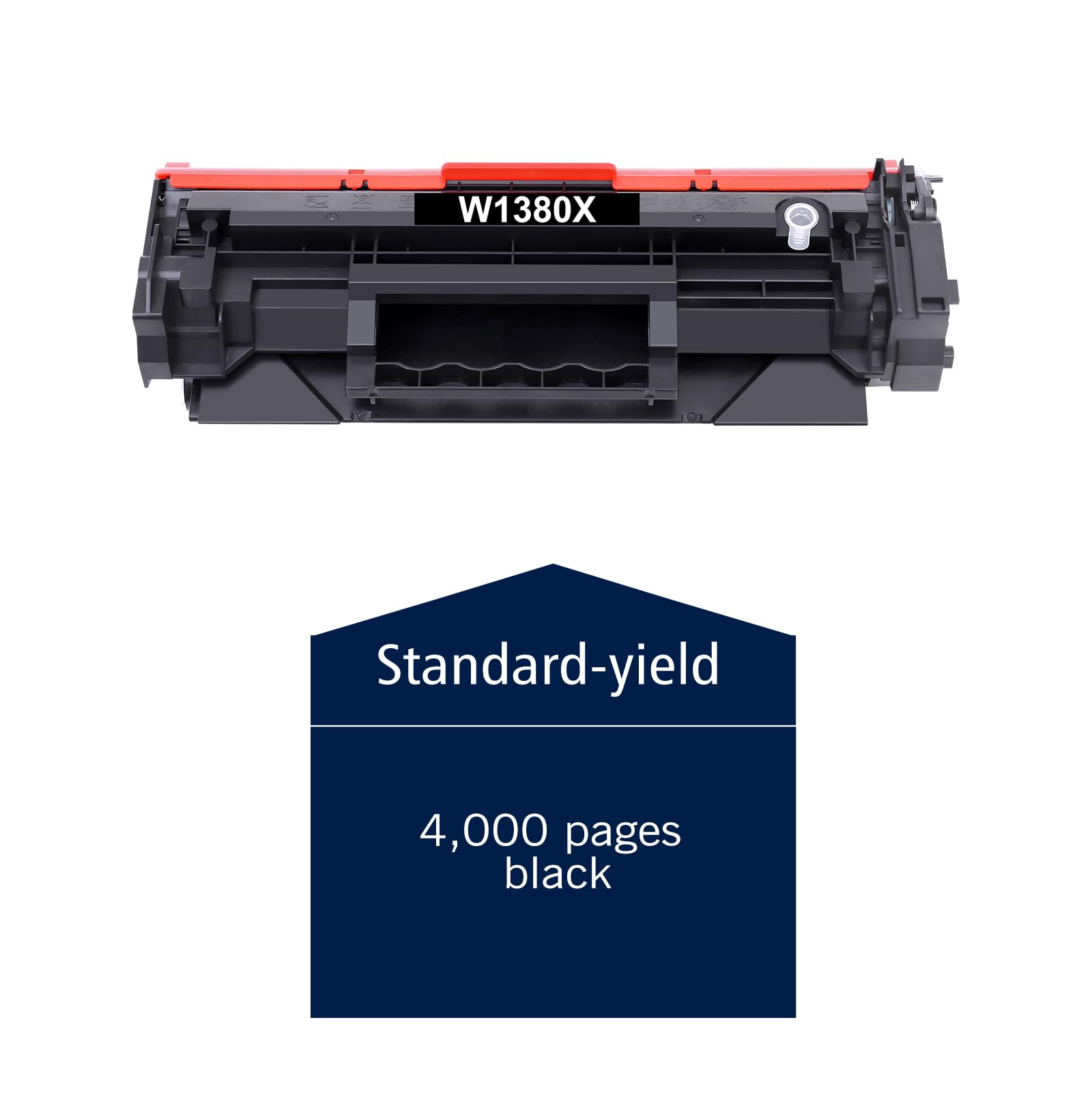 High Yield Black Toner Cartridge (2-Pack) - Compatible with HP 138X/138A/W1380X/W1380A for LaserJet Pro 3001dw/3001fdw/3101fdw Printers - Premium Chip Technology - Ideal for Office Printing & High Volume Documents