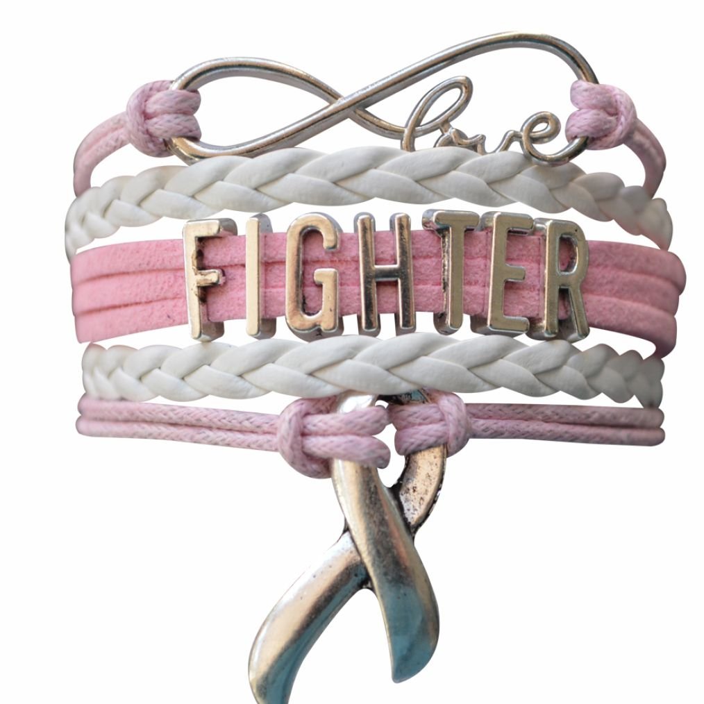 Pink Ribbon Bracelet for Cancer Awareness - Hope & Faith Breast Cancer Infinity Bracelet - Inspirational Gift for Survivors & Supporters - Perfect for Fundraisers, Awareness Events & Daily Encouragement