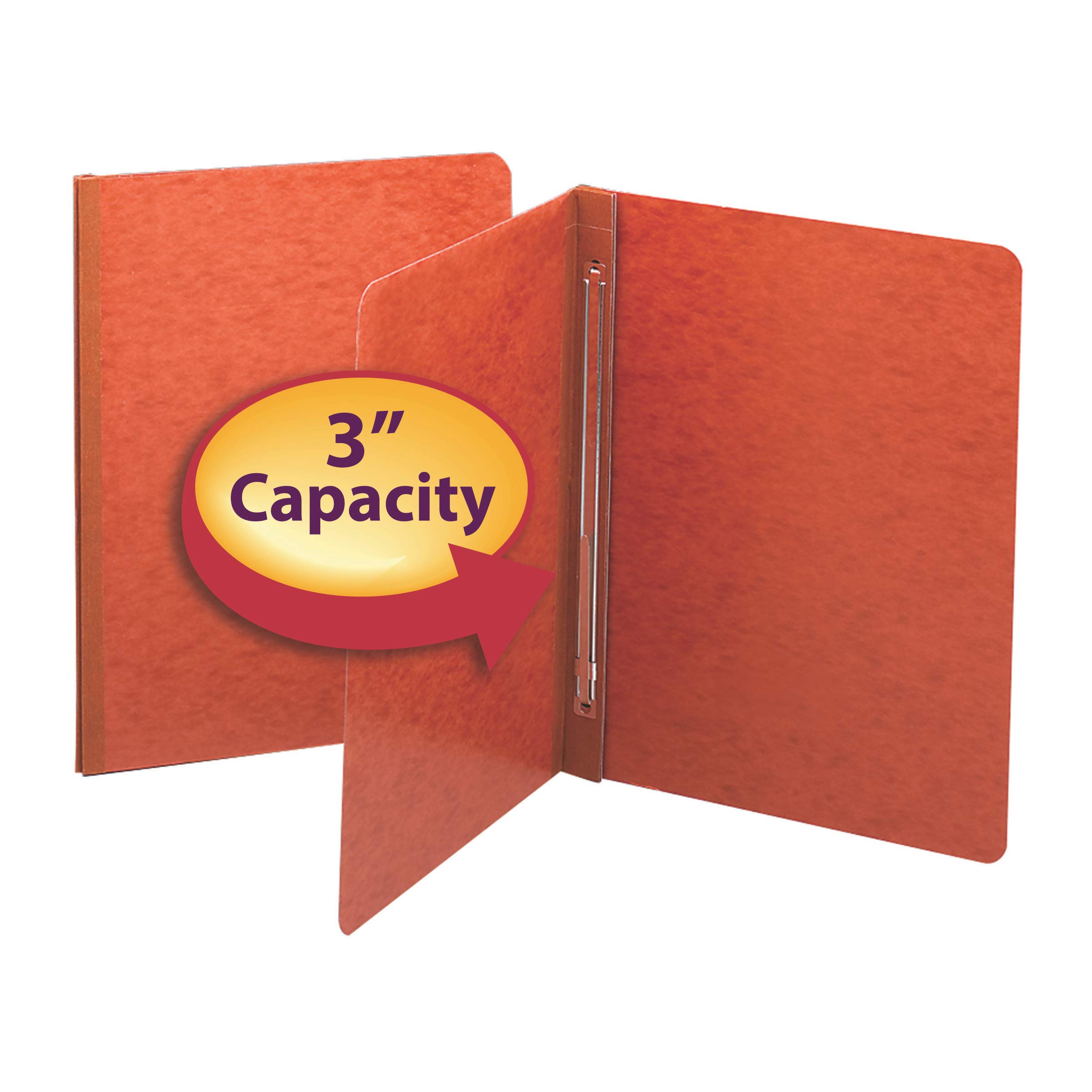 Smead PressGuard Report Cover with Metal Prong Side Fastener - 3