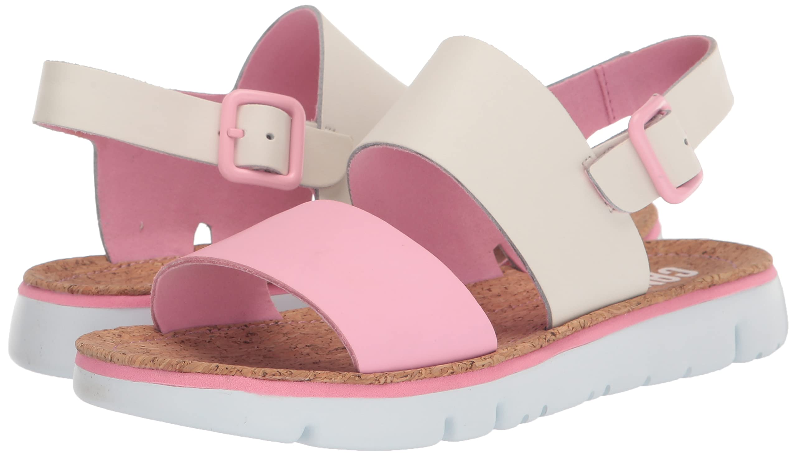 Camper Women's Comfortable Flat Sandals - Lightweight & Breathable Summer Shoes for Walking, Beach, and Casual Outfits