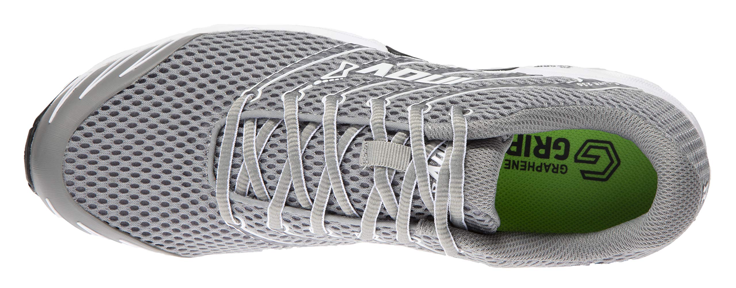 Innov-8 Women's F-Lite G 230 Running Shoes - Grey/White | Size 10.5 Wide US | Lightweight Trail & Gym Training Shoes for Women