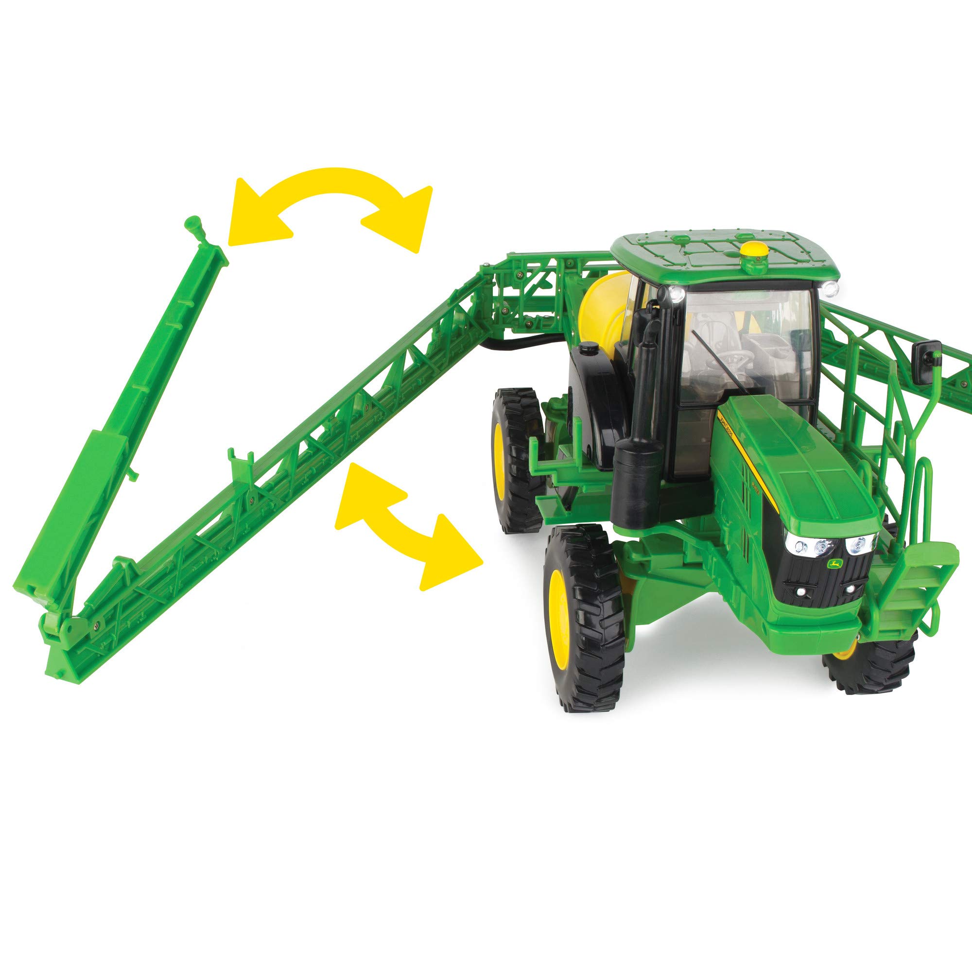 John Deere R4023 Self-Propelled Sprayer Toy Tractor 1:16 Scale with Working Water Sprayer, Lights & Sounds - Realistic Farm Vehicle for Kids Ages 3+ | Perfect for Pretend Play, Farm-Themed Birthday Gifts & Educational Role-Playing Activities