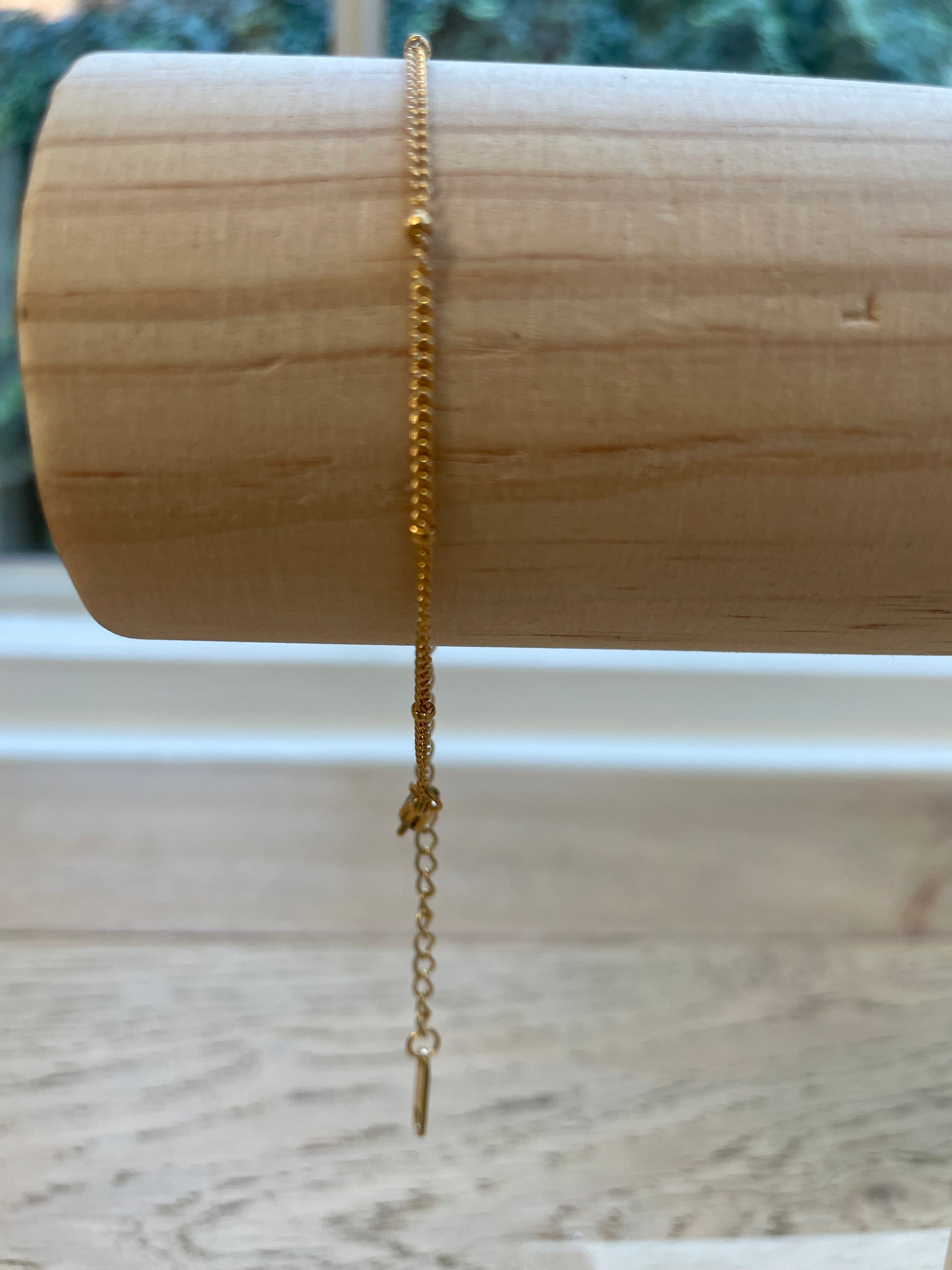 Bella Dainty Bracelet for Women - Elegant Gold Plated Minimalist Jewelry Gift for Her - Perfect for Everyday Wear, Date Night & Special Occasions