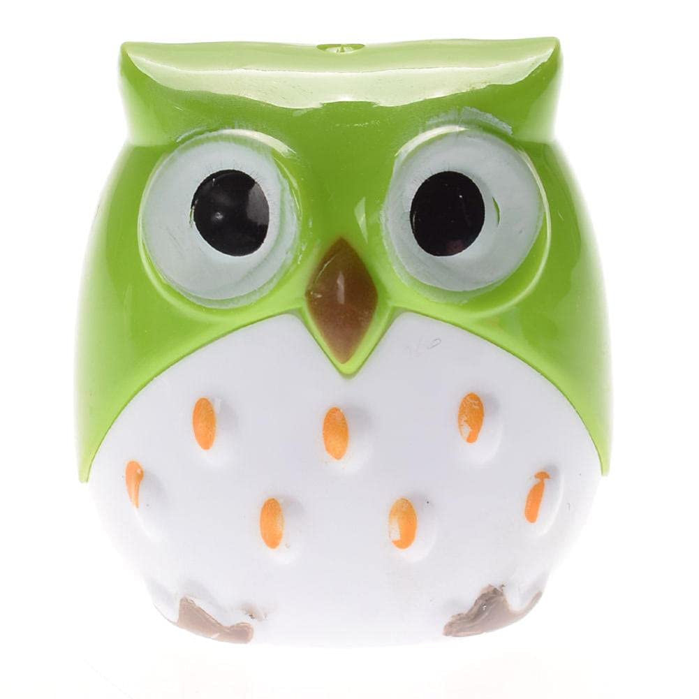 Cute Plastic Owl Automatic Pencil Sharpener - Fun Creative Stationery for Kids, School Supplies & Desk Organizer - Perfect for Classroom, Homework & Art Projects