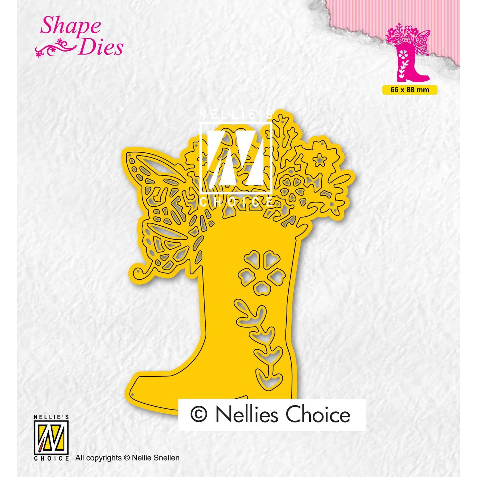 Floral Boot Shape Dies for Scrapbooking, Card Making, and DIY Crafts – Perfect for Handmade Greeting Cards, Invitations, and Paper Art Projects