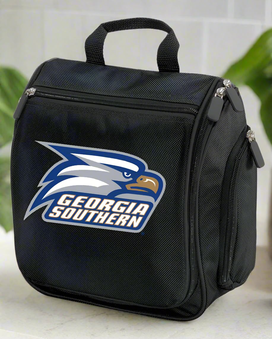 Georgia Southern Eagles Toiletry Bag - Hanging Travel Shaving Kit for Men & Women | Perfect for College Dorms, Gym, Camping Trips & Weekend Getaways