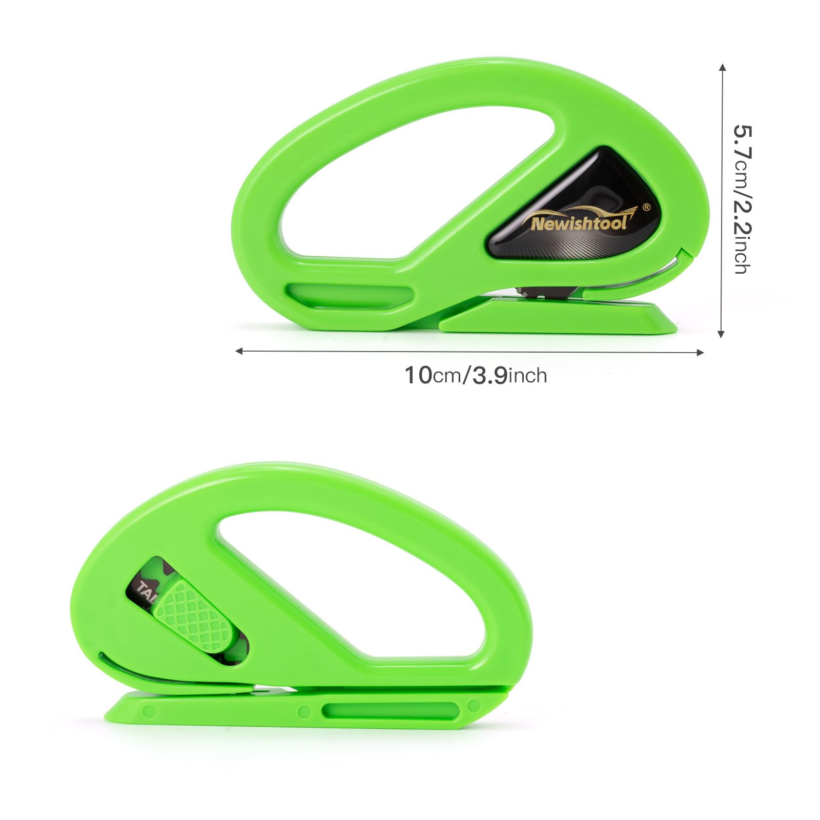 2 Pack NEWISHTOOL Gift Wrap Cutter - Safe Concealed Blade Paper Sliding Cutter Tool for Christmas Wrapping & Holiday Gifts | Perfect for DIY Gift Wrapping, Craft Projects & Home Organization