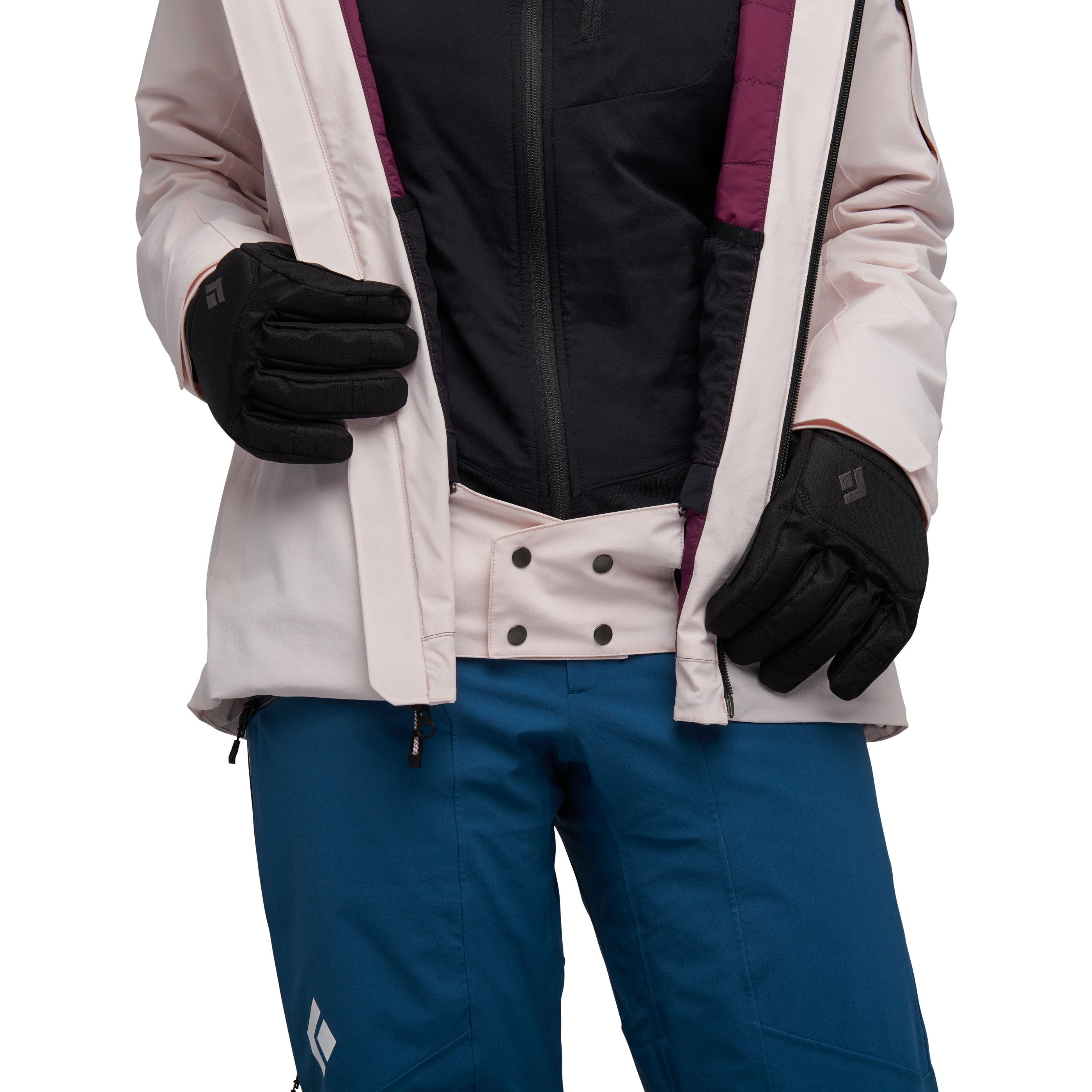 Women's Waterproof Insulated Winter Jacket - Windproof & Stretchable Shell for Outdoor Activities, Hiking & Skiing