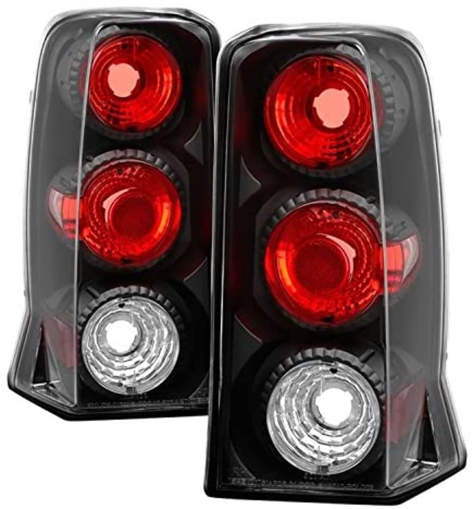 Spyder Auto 5001597 Euro Style LED Tail Lights - Black/Clear Smoke Lens - Compatible with [Vehicle Model] - Enhance Style & Visibility for Night Driving & Car Shows