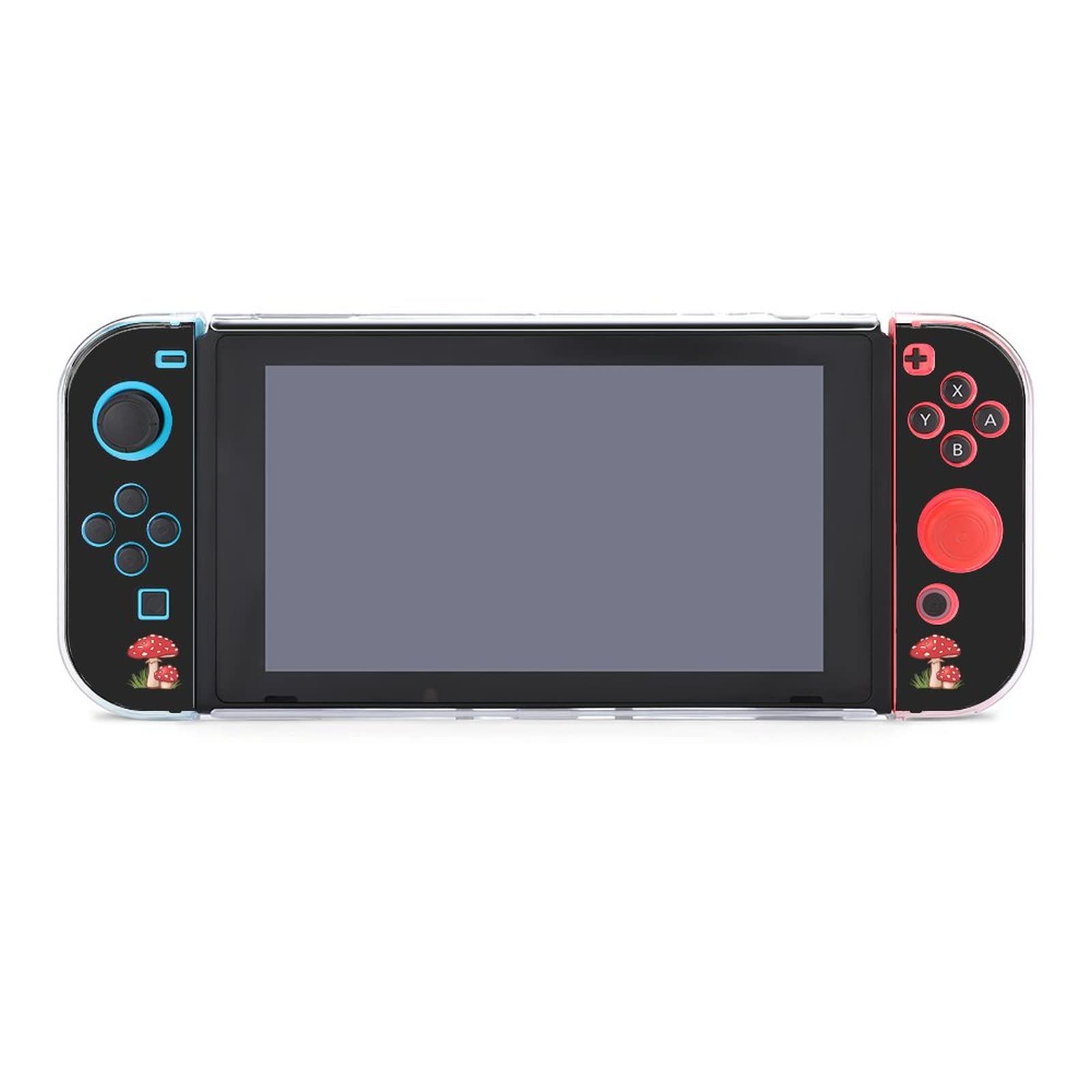 Shockproof & Anti-Scratch Protective Case Cover for Nintendo Switch - Durable Magic Mushroom Design - Perfect for Gaming, Travel & Everyday Protection
