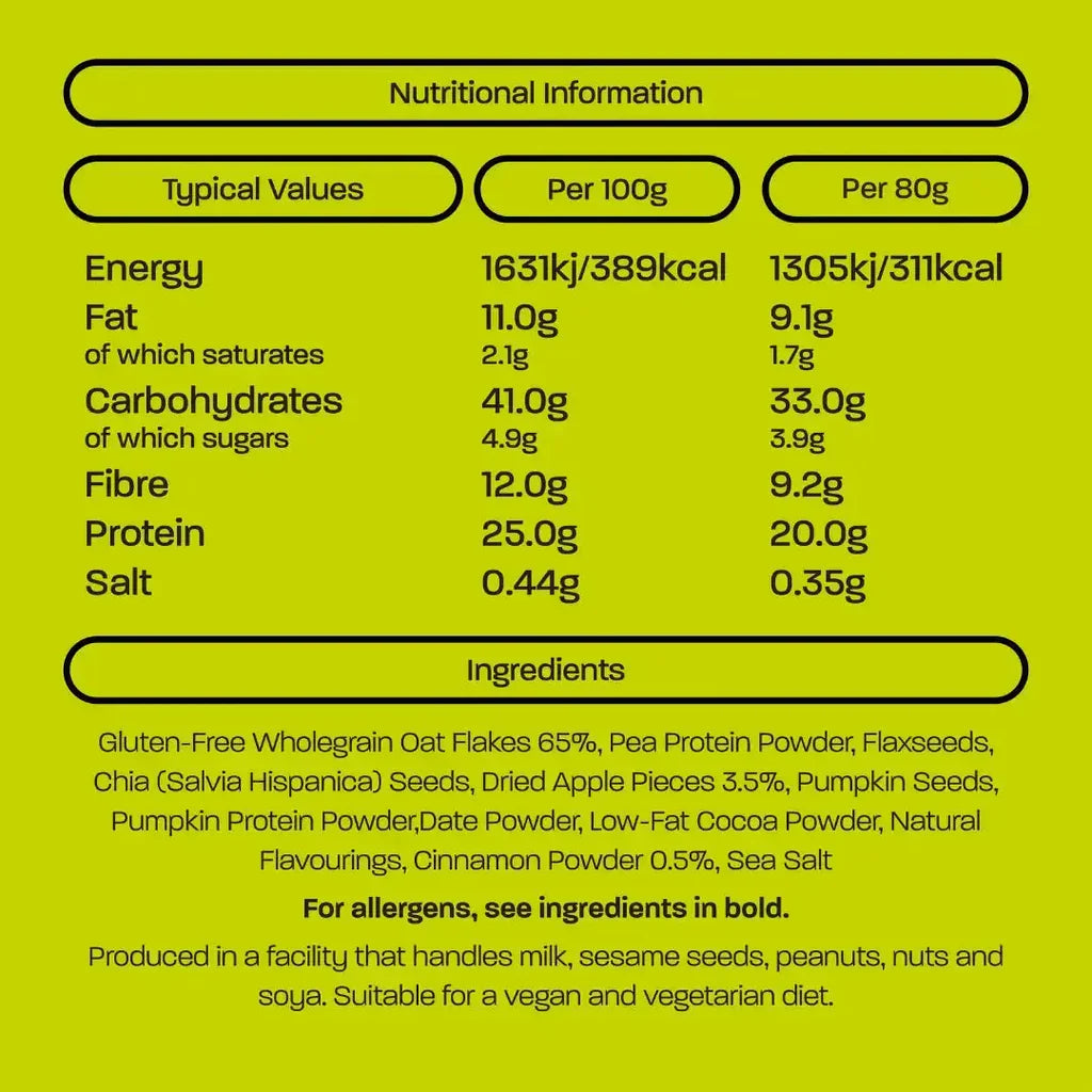 Eleat High Protein Overnight Oats 400g - Healthy Breakfast Meal Prep for Weight Loss & Muscle Gain - Perfect for Busy Mornings, Gym Nutrition & On-the-Go Snacks