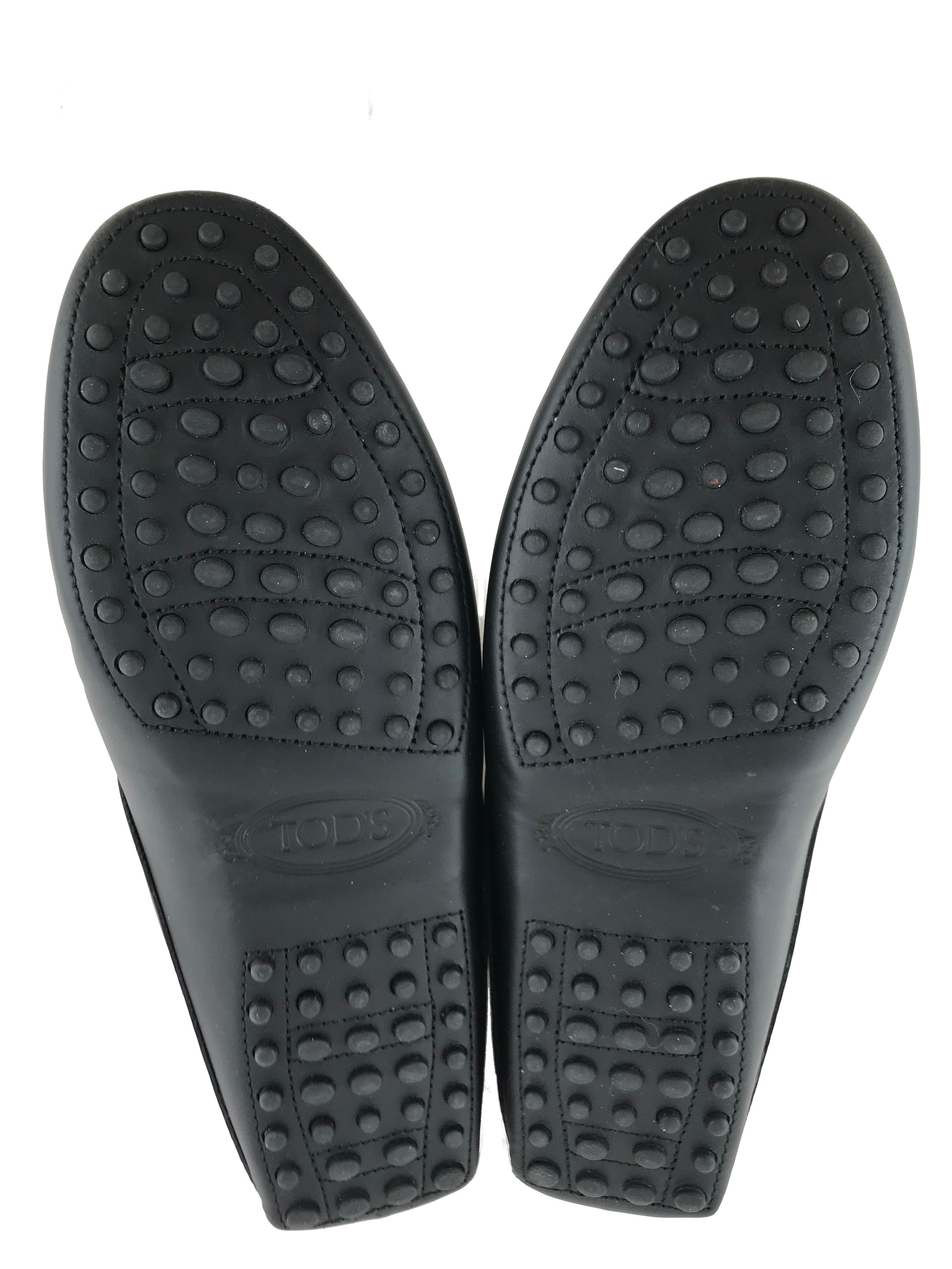 Tod's Gommino Leather Backless Driving Loafers for Women - Size 7 US | Comfortable Slip-On Shoes for Casual Wear, Driving & Travel