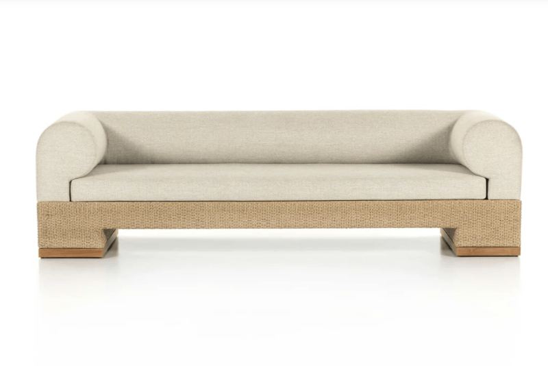 Handmade Designer Wooden Outdoor Sofa - Patio, Garden, Backyard Lounge Furniture for Relaxing and Entertaining