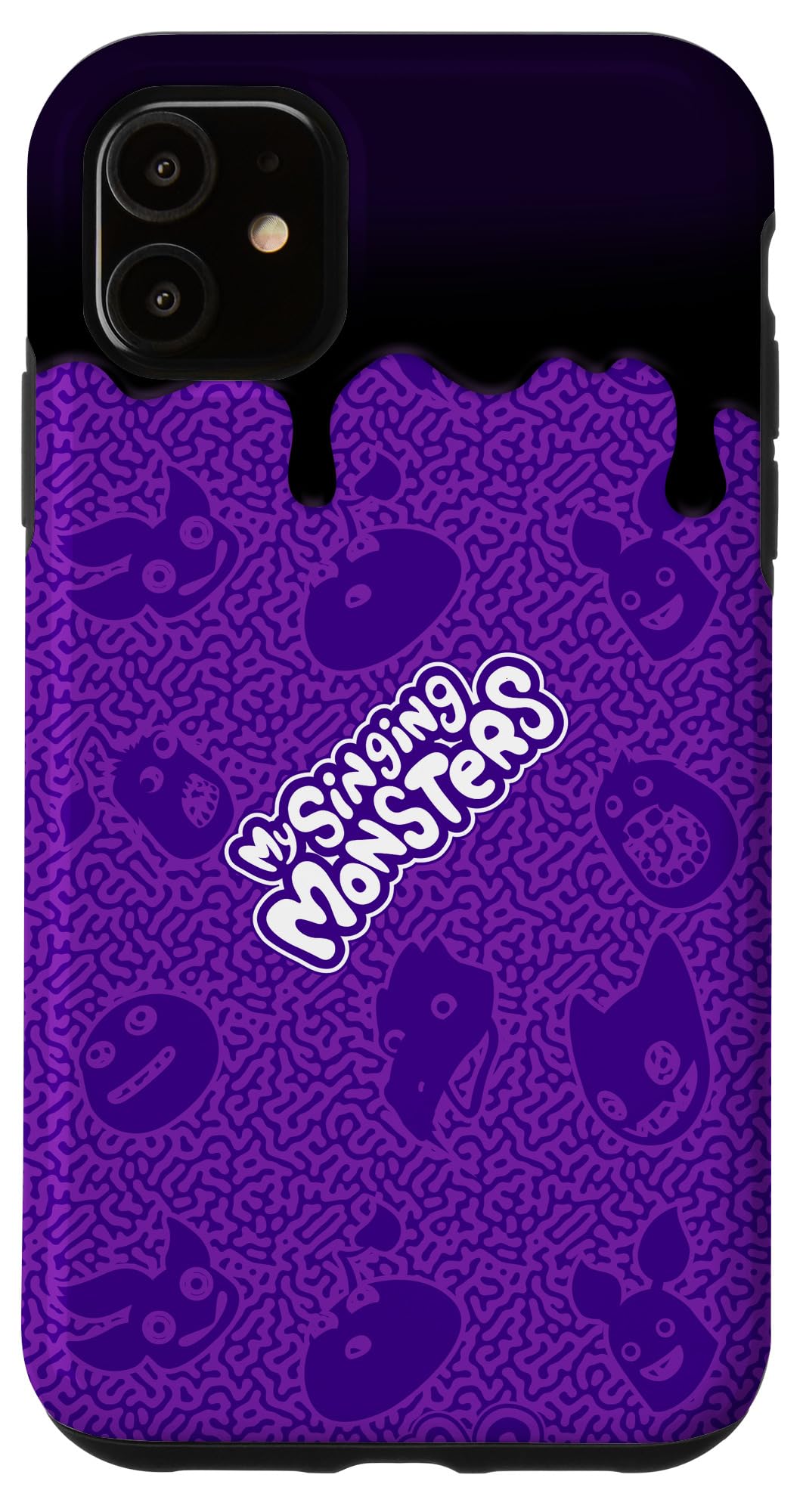 iPhone 11 My Singing Monsters Plasmic Ooze Purple Phone Case - Protective Cover for Gaming & Music Lovers | Perfect for Daily Use, Travel & School