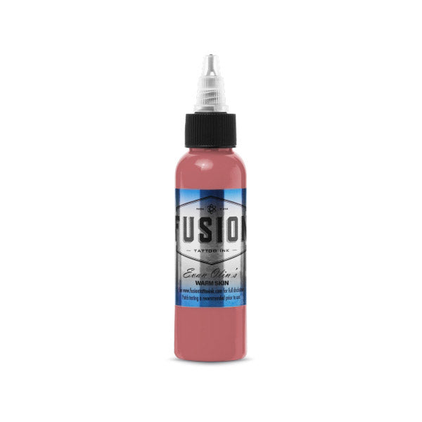 Fusion Evan Olin Warm Skin Tattoo Ink - Professional Quality for Realistic Tattoos | Perfect for Portrait, Realism & Cover-Up Tattoo Artists