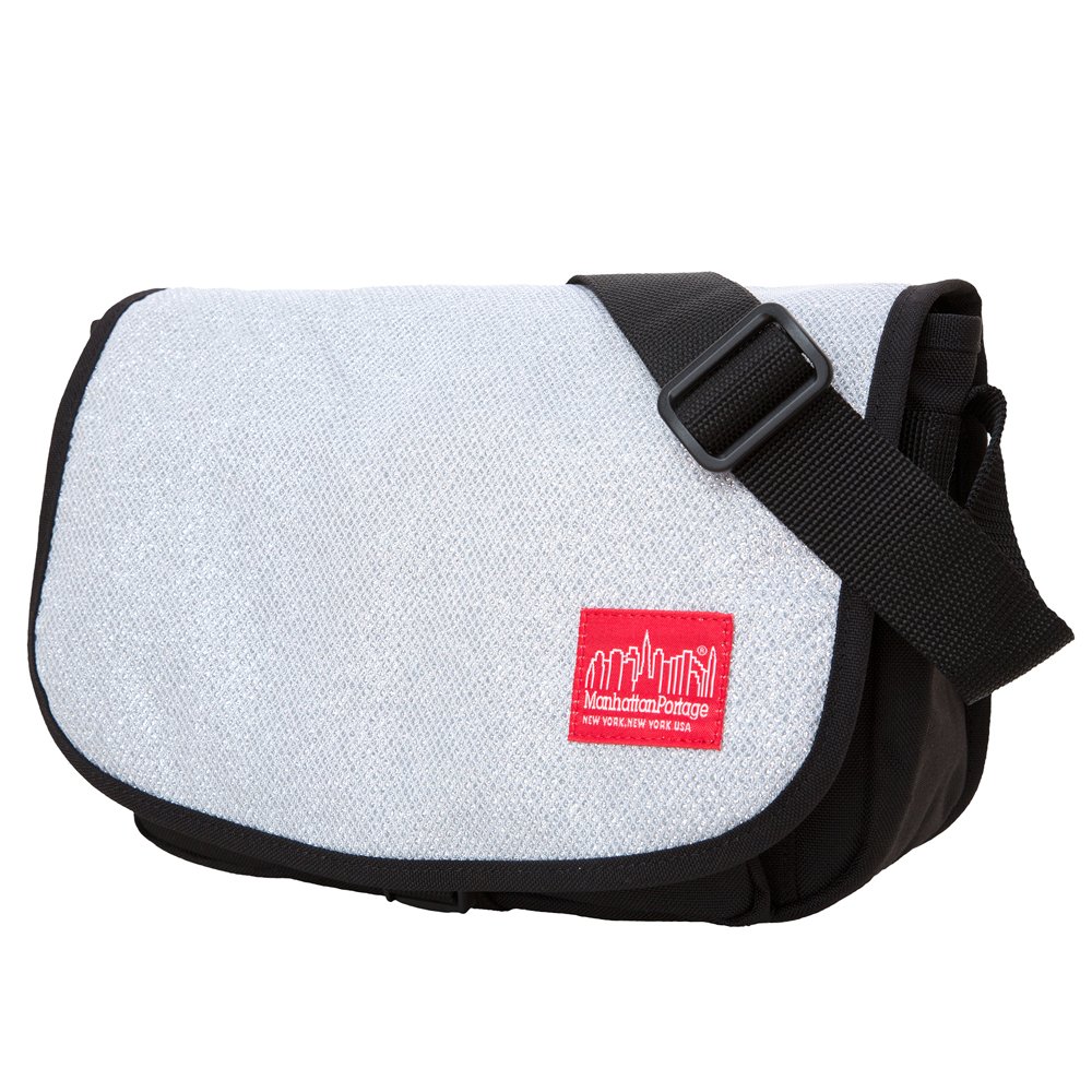 **Manhattan Portage Midnight Sohobo Bag Ver2 (MD) - Stylish 1000D Cordura Crossbody Messenger Bag with Glitter Midnight Fabric - Perfect for Travel, Work & Everyday Use (GRY)**