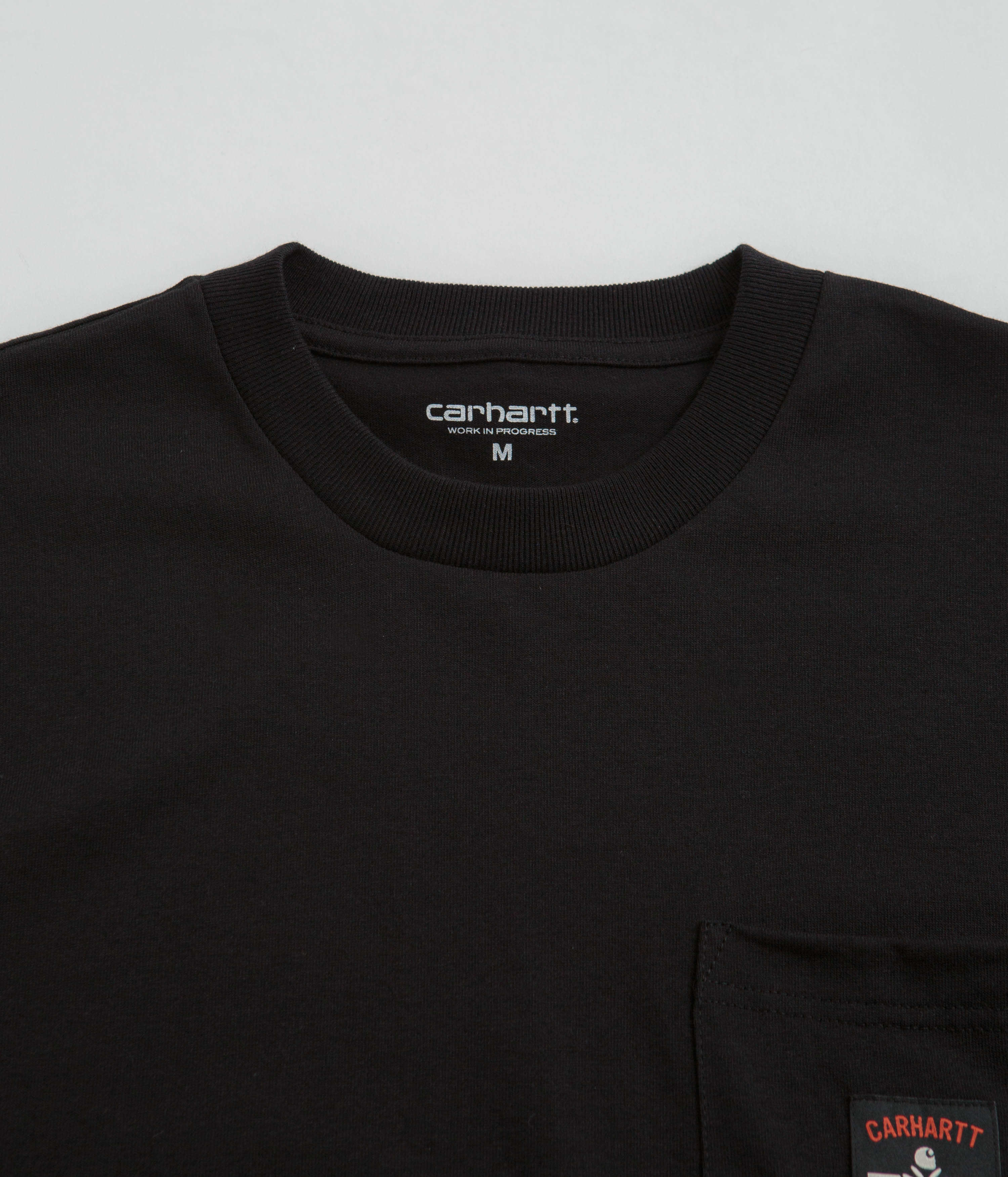Carhartt Men's Field Pocket T-Shirt - Black | Durable Workwear for Construction, Outdoor & Casual Wear