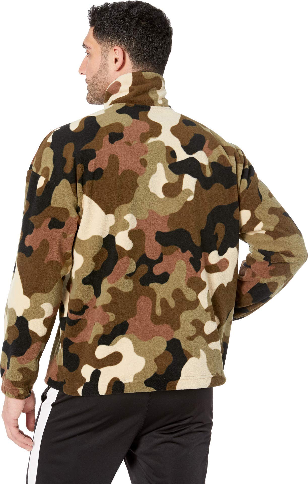 PUMA Wild Pack AOP Polar Fleece Jacket for Men - Warm Winter Running Hoodie with Stylish Print - Perfect for Outdoor Sports & Casual Wear
