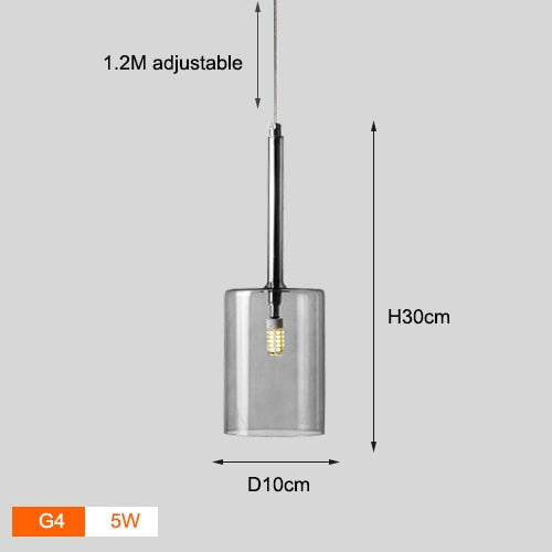Stylish Glass Pendant Hanging Lights for Modern Home Decor - Perfect for Dining Room, Kitchen Island & Bedroom Lighting