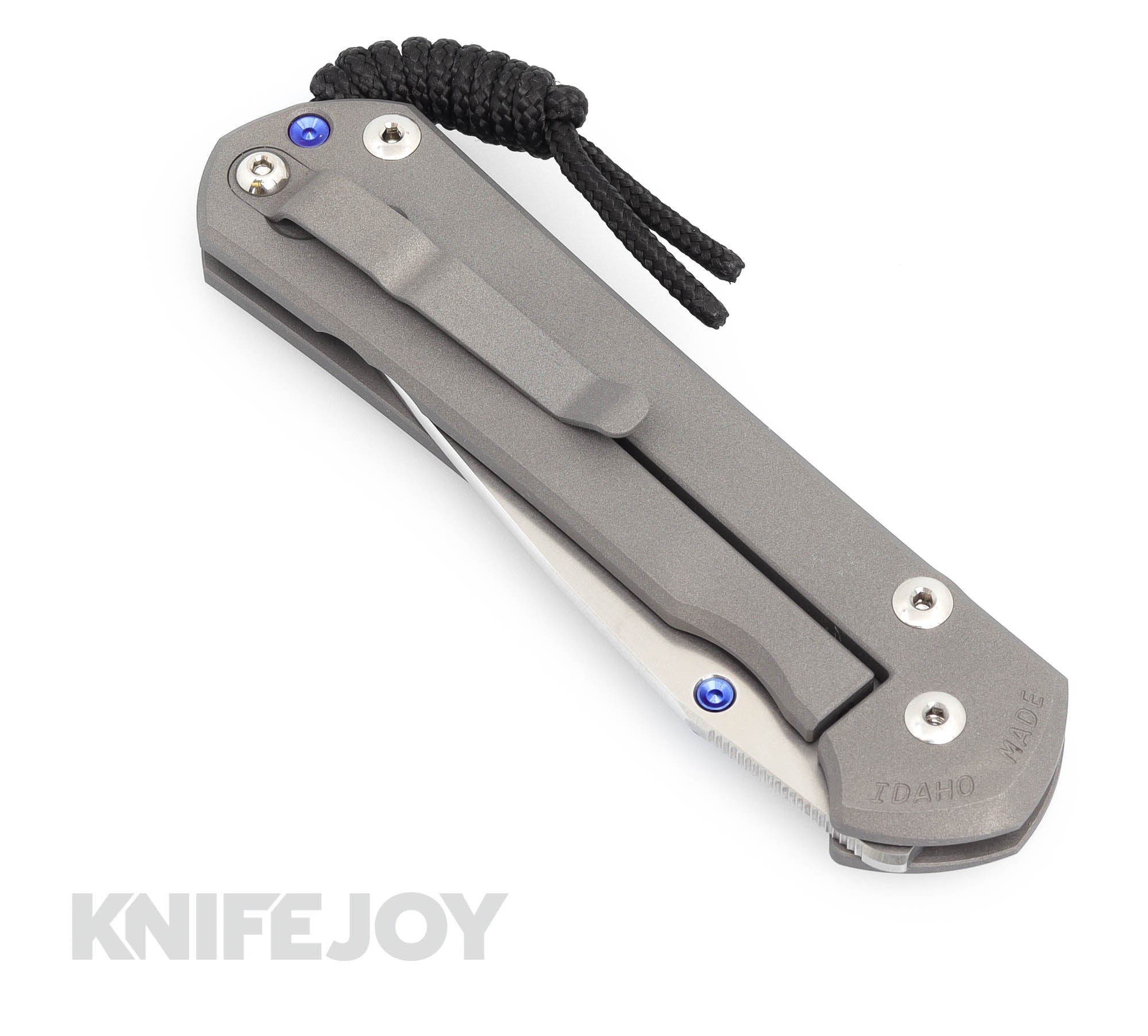 Chris Reeve Knives Large Sebenza 31 Plain Drop Point Folding Knife - MagnaCut Polished Blade & Titanium Handles - EDC, Camping, Hunting, Outdoor Survival Tool