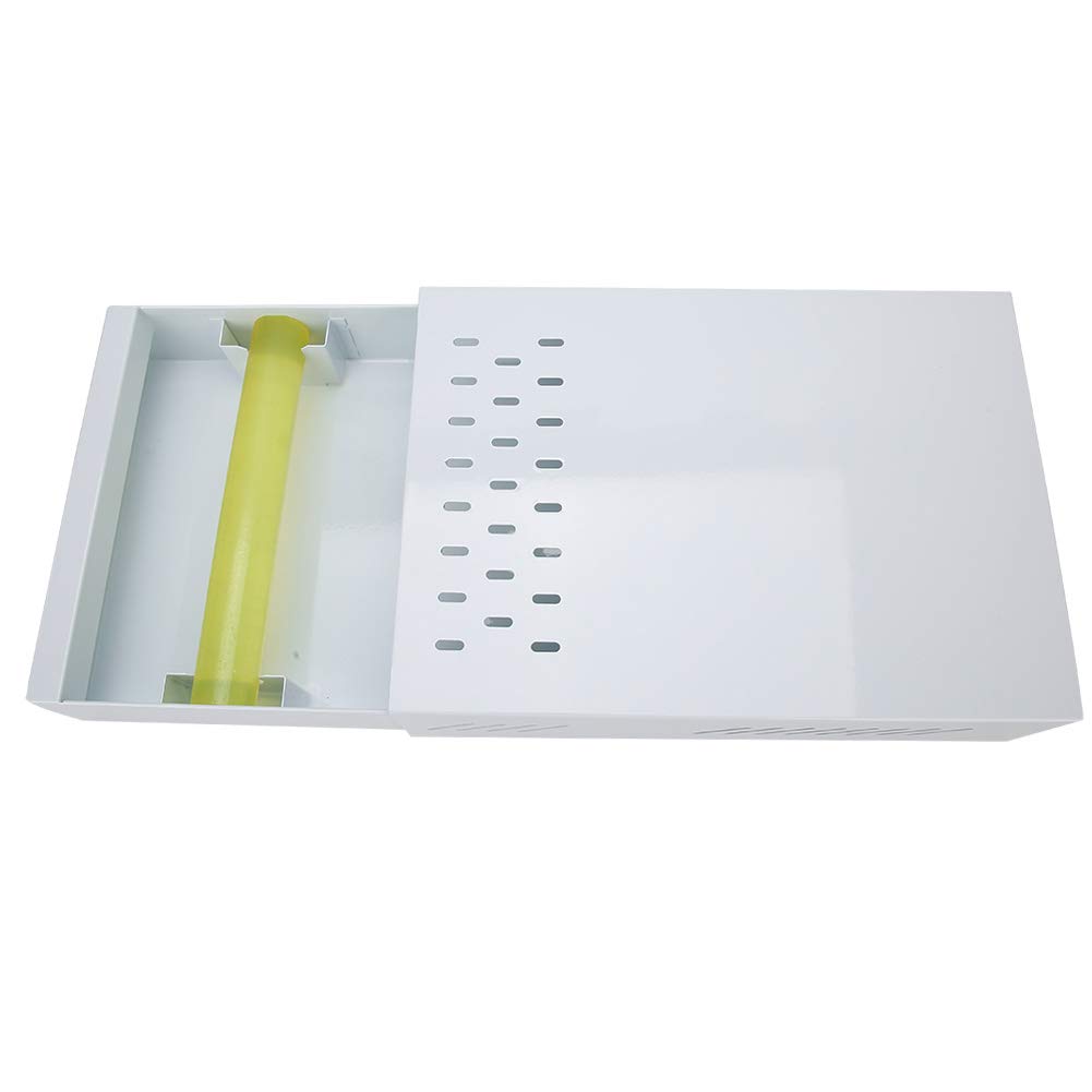Premium Commercial Coffee Ground Box with Detachable Drawer - Anti-Splash Knock Bin for Coffee Shops & Milk Tea Stores (White) | Perfect for Barista Stations & Cafe Waste Management