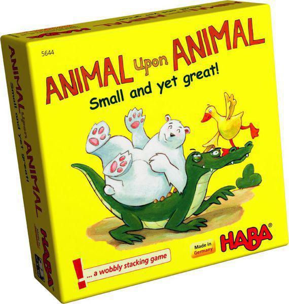 Animal Upon Animal Stacking Game - Fun & Educational Wooden Toy for Kids - Perfect for Family Game Night & Preschool Learning Activities