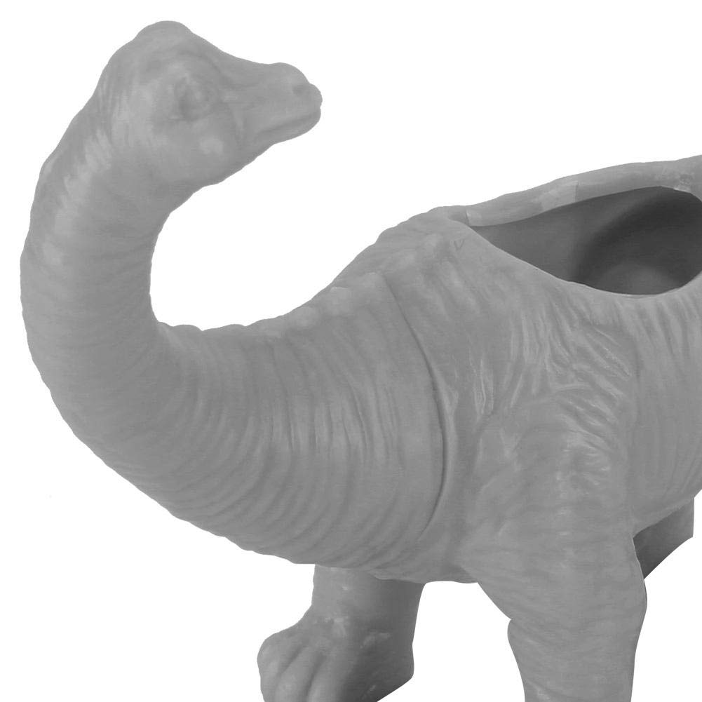 AUNMAS Dinosaur Pattern Flower Pot - Cactus & Succulent Plant Container - Gray Decorative Planter for Home, Office & Desktop Decor - Perfect for Indoor Plants, Gifts & Dinosaur-Themed Room Decor