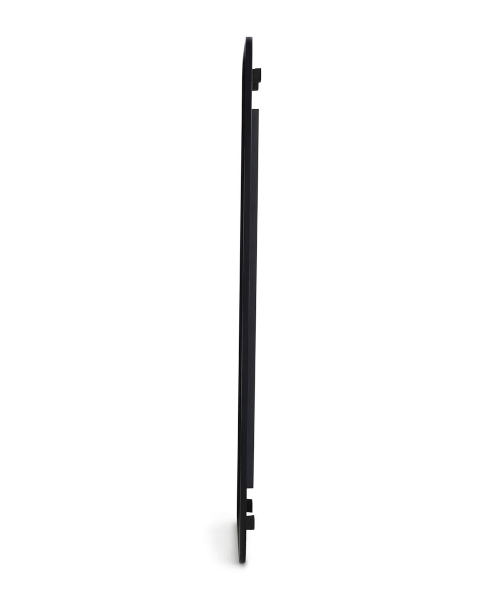 Umbra Hub Leaning Full Length Mirror 62x14.5 Inches - Modern Black Floor Mirror for Bedroom, Living Room & Entryway Decor