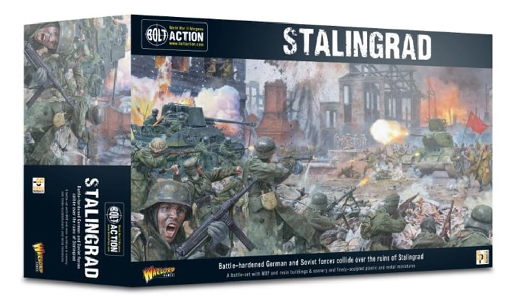 Warlord Games Bolt Action Stalingrad Battle-Set - WWII Historical Miniature Wargaming Starter Set for Tabletop Strategy Games | Perfect for War Game Enthusiasts & Collectors