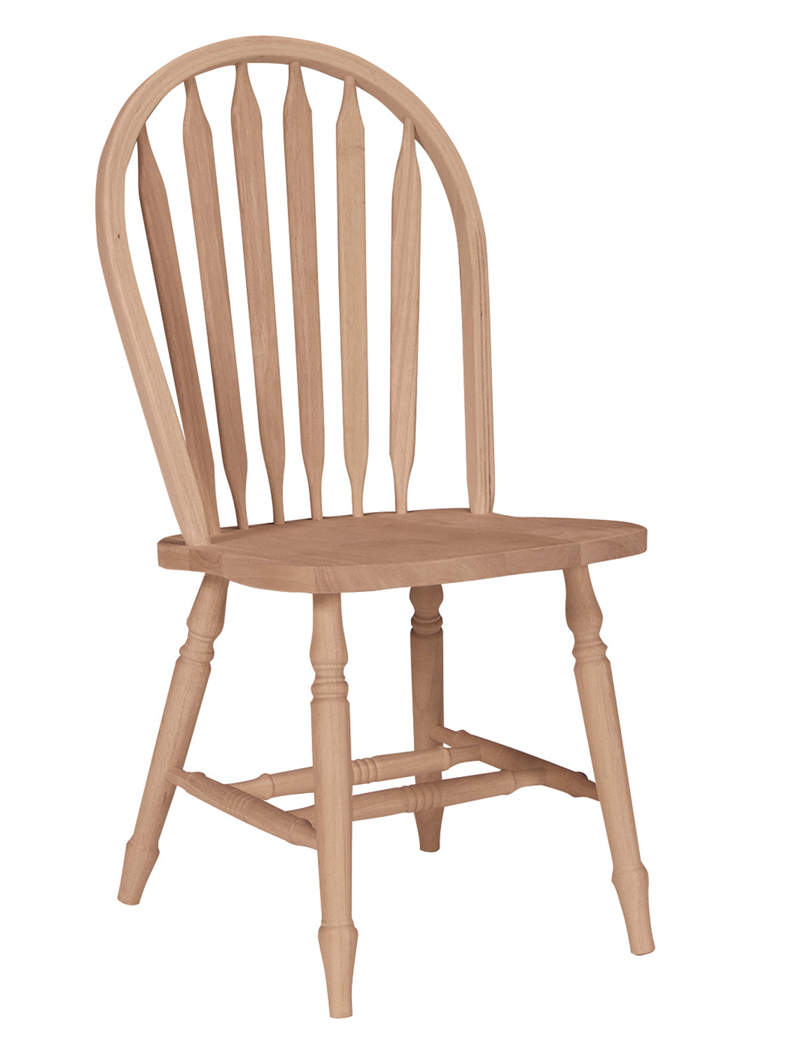 Handcrafted Arrowback Windsor Chair - Solid Wood Dining Chair for Kitchen, Dining Room & Office - Classic Farmhouse Style Home Decor