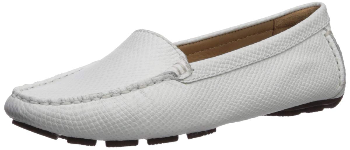 Premium Women's Leather Loafers - Handcrafted in Brazil - Hampton Driver Style - Comfortable Slip-On Shoes for Work, Travel & Casual Wear