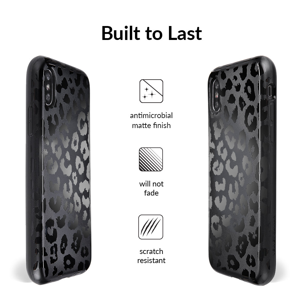 Black Leopard iPhone Case - Stylish & Durable Phone Cover for iPhone [Models] - Perfect for Everyday Protection & Fashion Statement