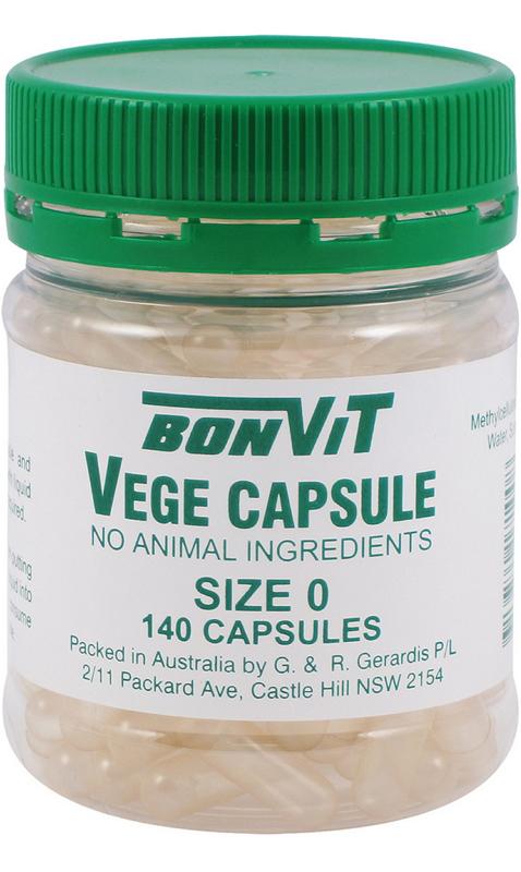 Bonvit Size 0 Empty Vegetarian Capsules - Plant-Based Empty Caps for Supplements, Herbs & DIY Projects | Perfect for Home Pharmacy, Vitamin Filling & Natural Remedies