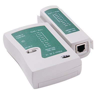 Professional MS-LT02 RJ45 & RJ11 Network Cable Tester - Ethernet LAN Wire Continuity Checker for Home, Office & Data Center Networking Setup