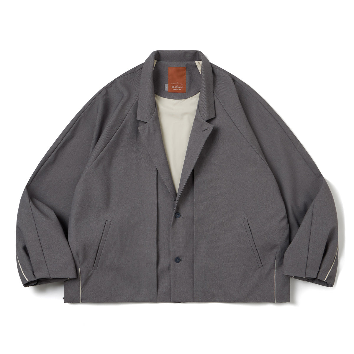 AES G.A.T 01J Synchronize Utility Kimono Jacket for Men & Women - Lightweight Grey Streetwear Coat for Casual Outfits & Layering | Perfect for Urban Fashion, Outdoor Activities & Travel